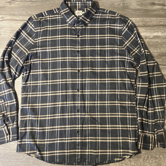 Faherty The All Time Plaid Lightweight Flannel Button Up Shirt Men's Size XL - Picture 3 of 10